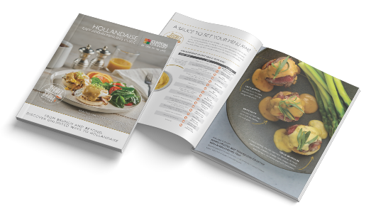 Custom Culinary Hollandaise Easy Add in Menuing Guide