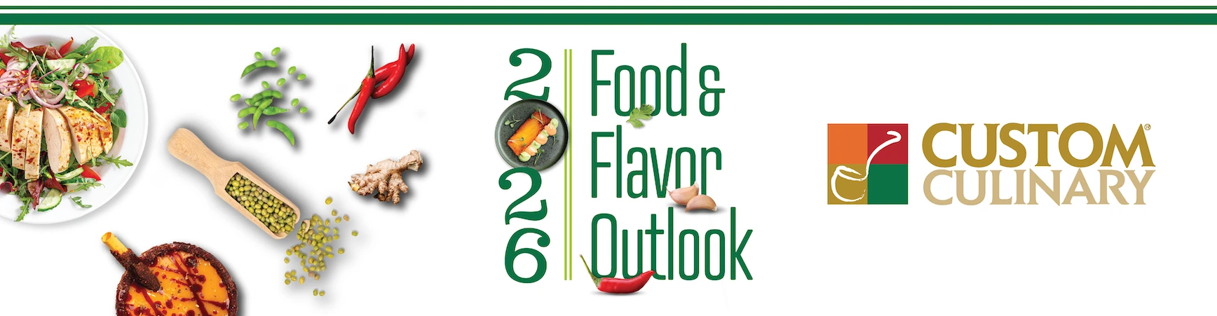 Custom Culinary Food and Flavor Outlook Footer
