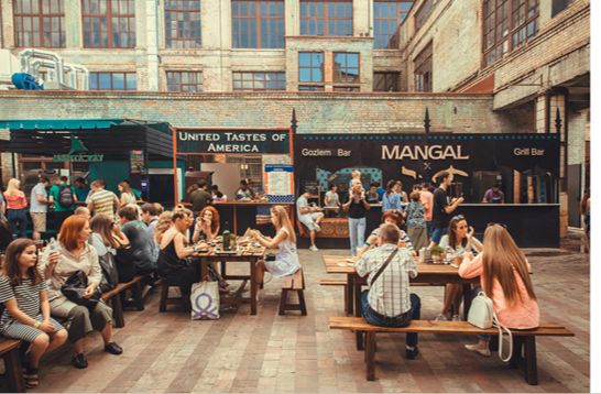 Food Hall Scene