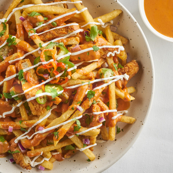 Butter Chicken Loaded Fries