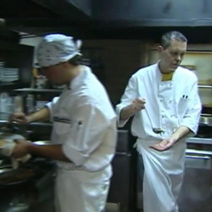 Chefs Manno and Findlay