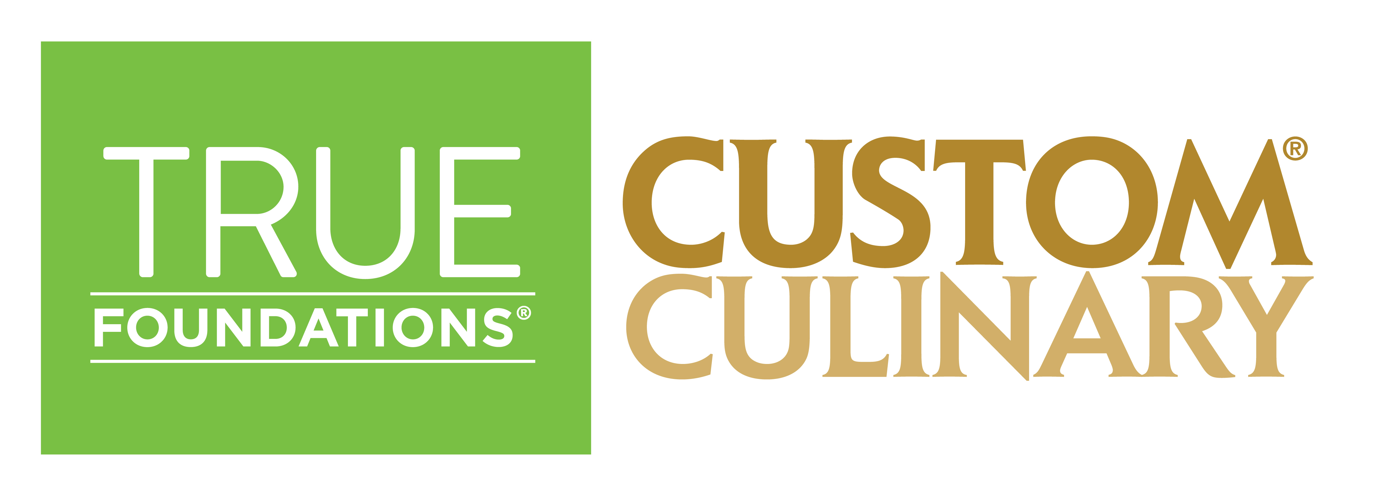 Custom Culinary True Foundations Brand Logo