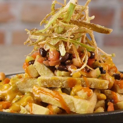 Chickpea Fry Poutine