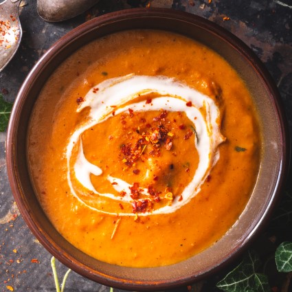 Jamaican Pumpkin Sweet Potato Soup