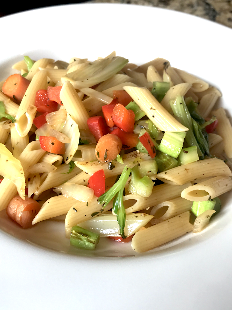 penne pasta primavera