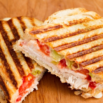 Turkey Breast Panini sandwich