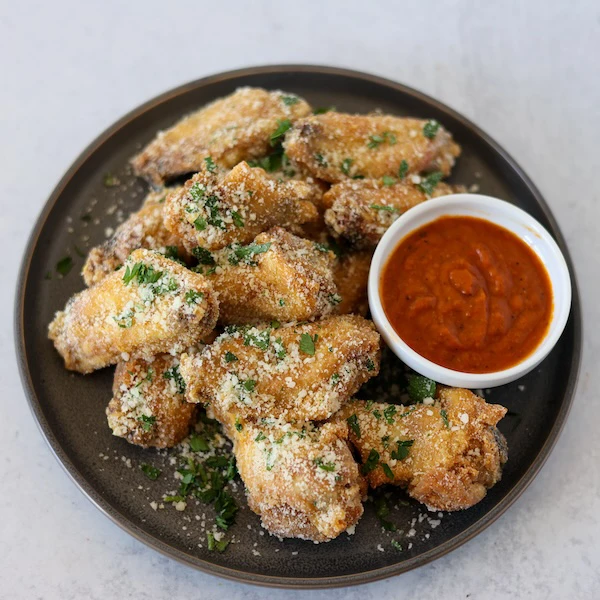 Garlic Grana Padano Chicken Wings