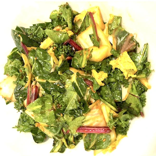 Beet Root, Swiss Chard, Carrot Top, Napa Cabbage Kimchi