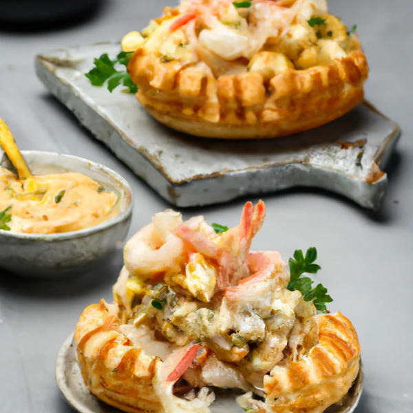 Deviled Seafood Hollandaise Sauce