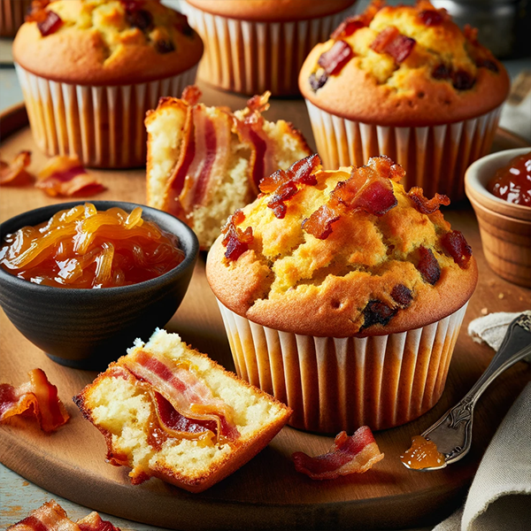 Bacon & Caramelized Onion Muffins