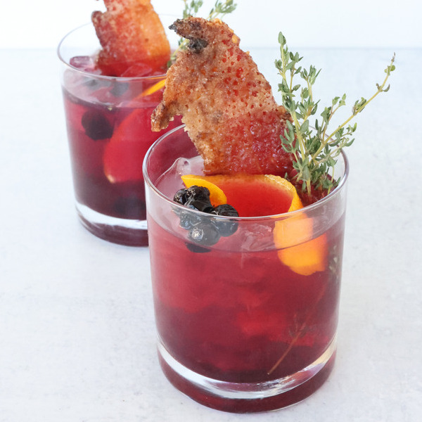 Blueberry Thyme Old Fashioned