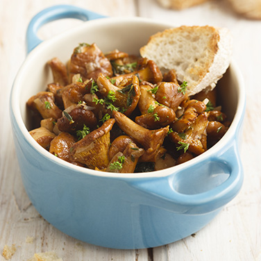 Crayfish and Mushroom Ragout