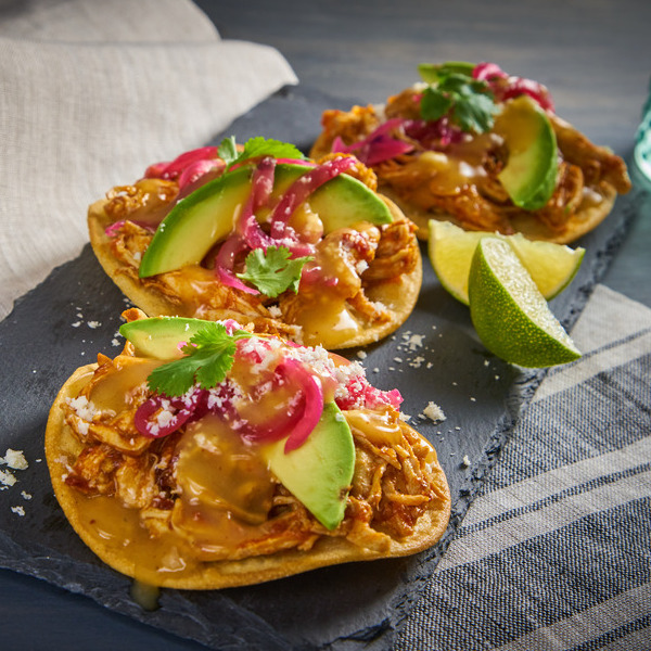 Chicken Tostadas