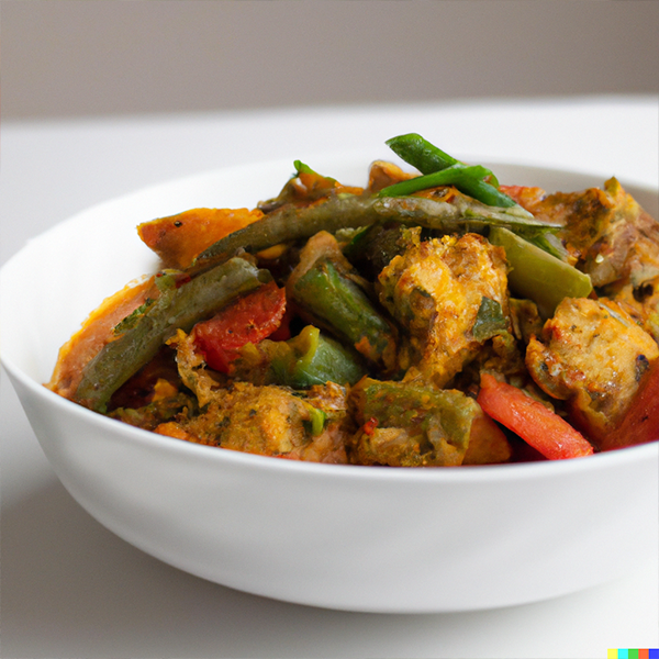 chicken vegetable coconut curry stew