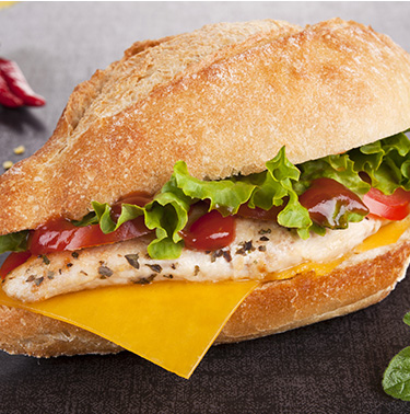 Blazing Applewood Grilled Chicken sandwich