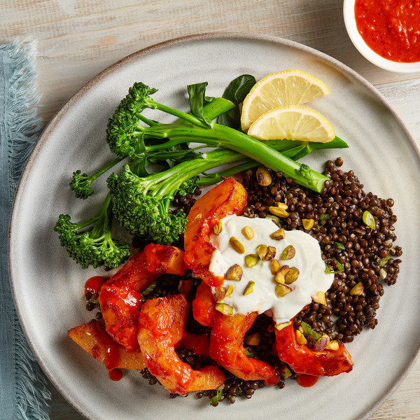 Harissa Roasted Squash with Labneh