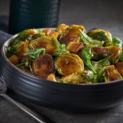 Brussels Sprouts with Balsamic Gravy