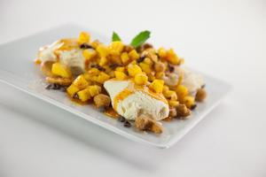 Chipotle Mango Ice Cream Sundae