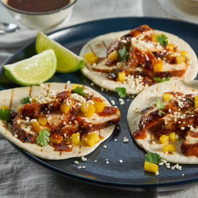 korean bbq chicken tacos