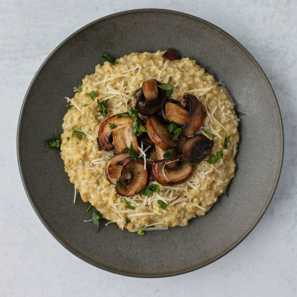 Savory Parmesan & Mushroom Oats