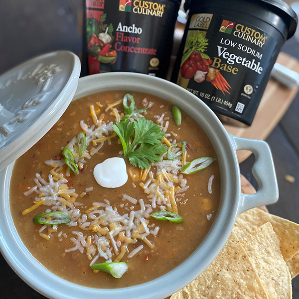 Ancho Vegetable Tortilla Soup