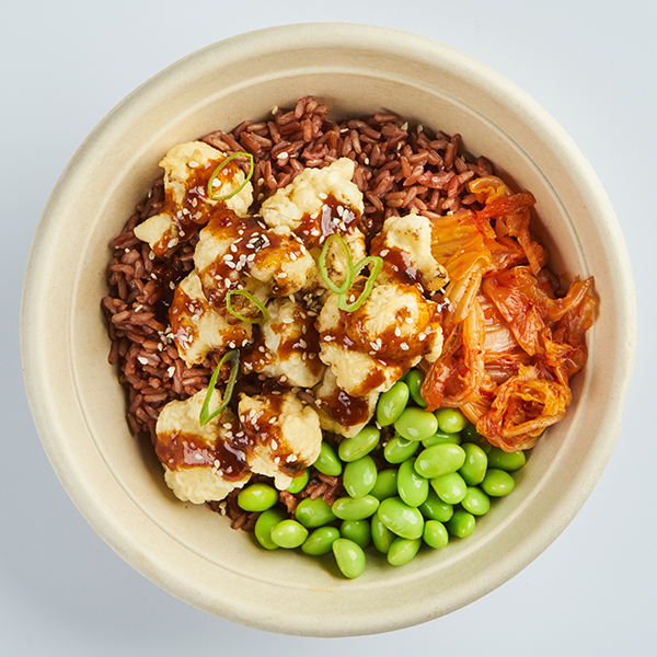 Tempura Cauliflower Ancient Grain Bowl