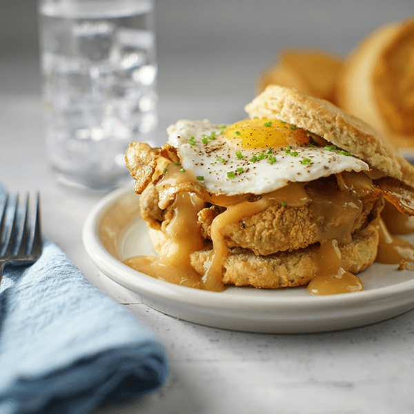 Chicken Gravy Chicken Sandwich