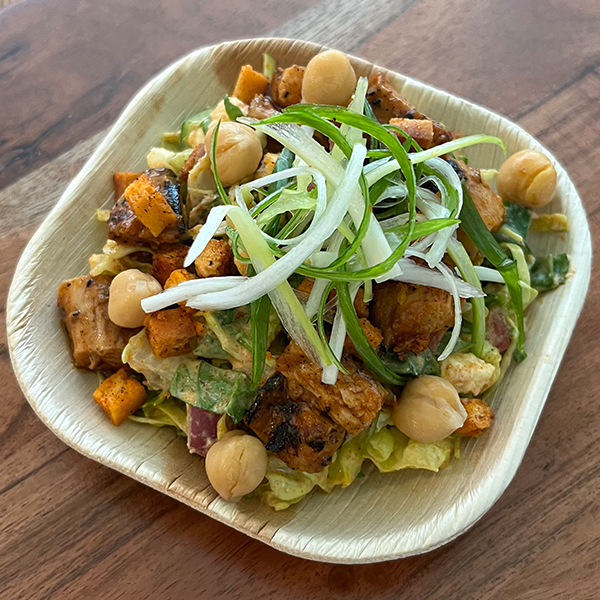 Indian-Style Chicken Chop Salad with Tikka Masala Dressing