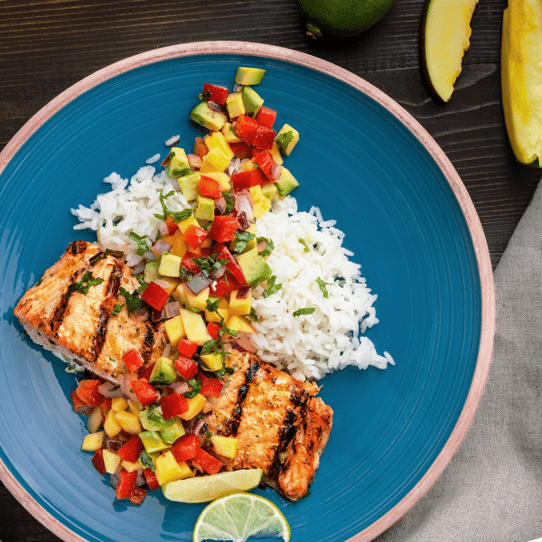 Latin Citrus Chili Glazed Salmon