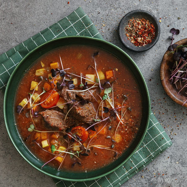 Garden Vegetable Beef Soup