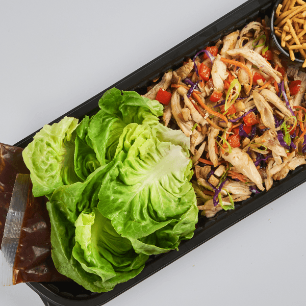 Chili Garlic Chicken Lettuce Wraps