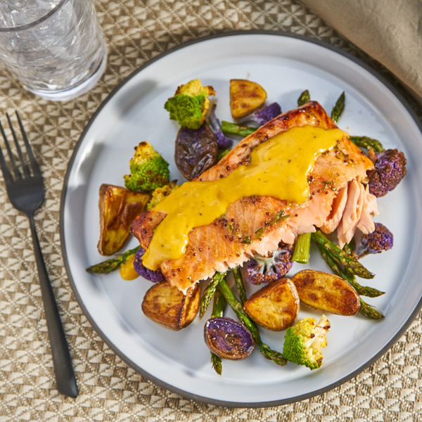 Grilled Cedar-Planked Salmon With Achiote Hollandaise