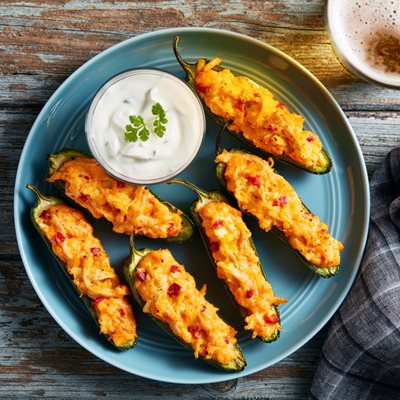 Stuffed Pimento Cheese Jalapeno Recipe