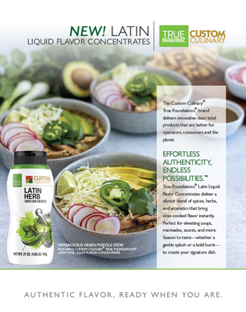 true foundations latin liquid flavor concentrates sell sheet