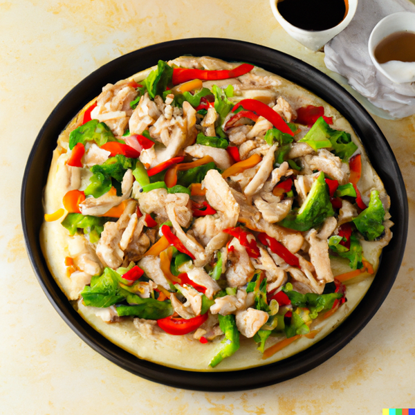 Asian Flatbread Pizza
