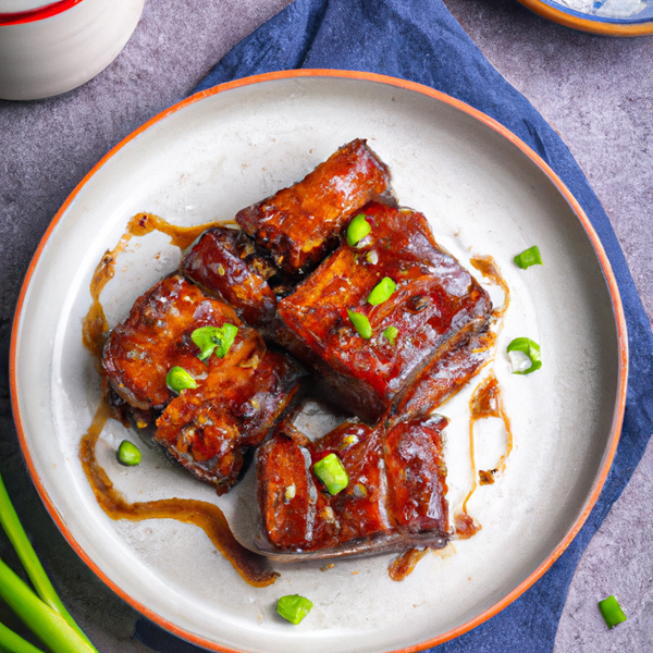 Molasses Maple Glazed Pork Belly