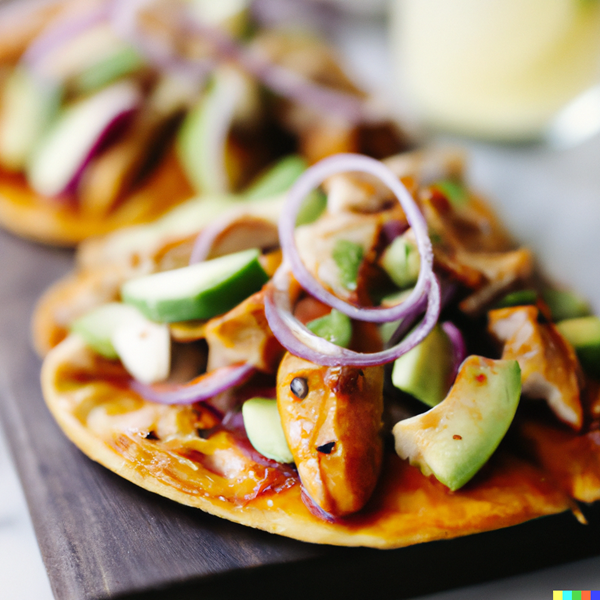 Latin Citrus Chili Flatbread Pizza